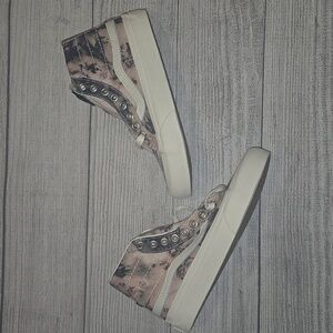 Vans Women's Floral Dye Sk8-Hi 38 Decon SF Pink Multi/Marshmallow Size 5 NWT